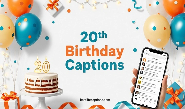 20th Birthday Captions