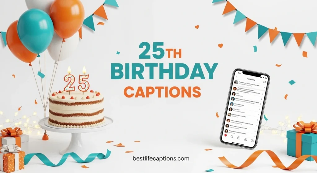 25th Birthday Captions