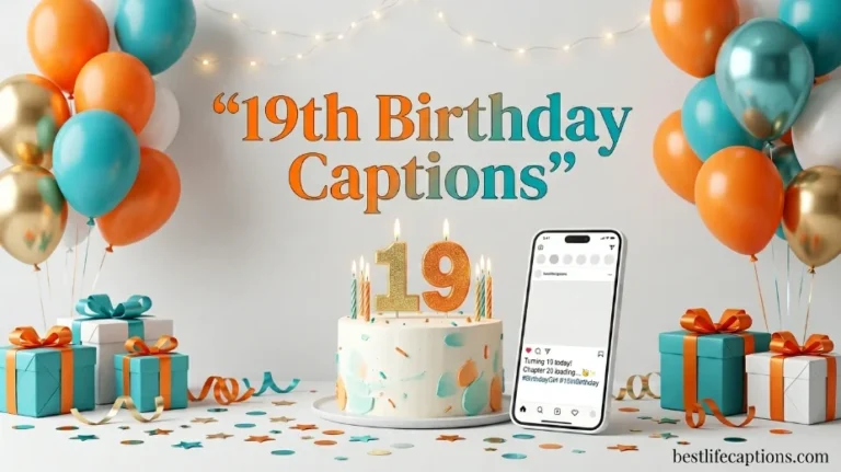 19th Birthday Captions